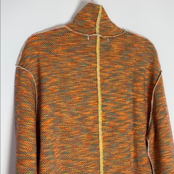 Free People Sunny Days Orange turtleneck top small NWT - Picture 6 of 9
